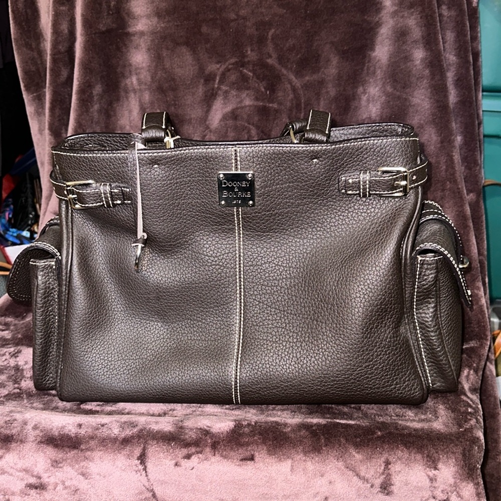 Dooney & Bourke Brown Leather Tote. NWT